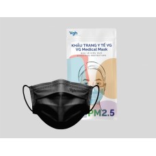 Khẩu Trang Đen VG Eco Mask Túi Zip Tiện Lợi - Túi 10C